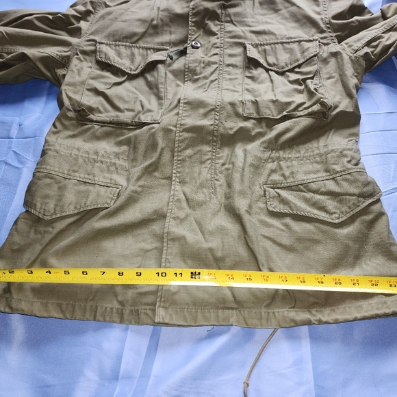 VINTAGE US MILITARY M-65 FIELD JACKET OG 107 OLIVE GREEN SIZE MEDIUM IS USED - Picture 15 of 16